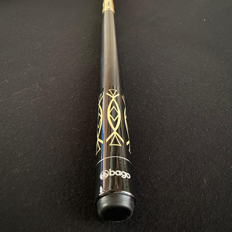 Taco de Billar Desarmable Negro con Amarillo + Guante De Regalo