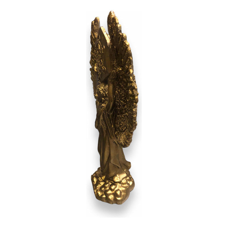 Metatron 22cm Bronce Figura De Resina Bronce