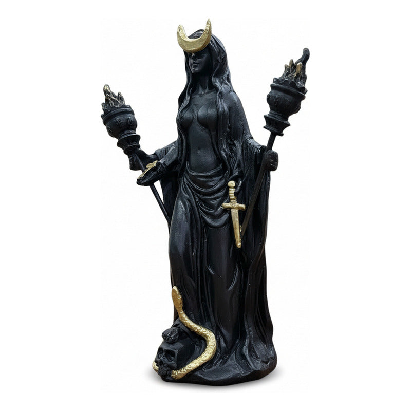 Hecate Escultura De Resina De 16 Cm De Alto