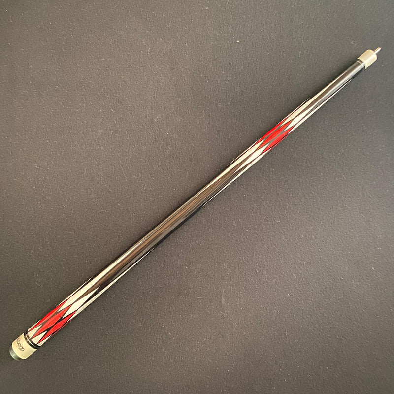 Taco de Billar Desarmable Rombos Rojos + Guante De Regalo