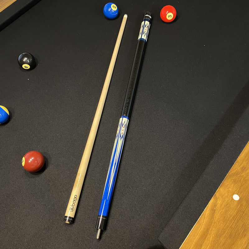 Taco de Billar Desarmable azul + Guante de Regalo