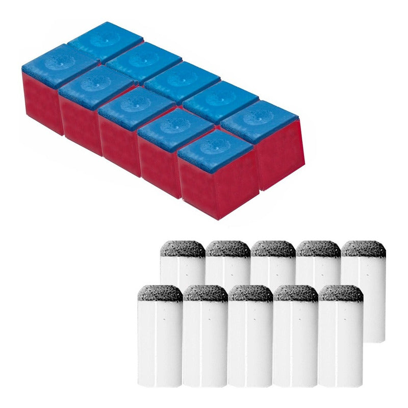 10 Casquillos + 10 Tizas