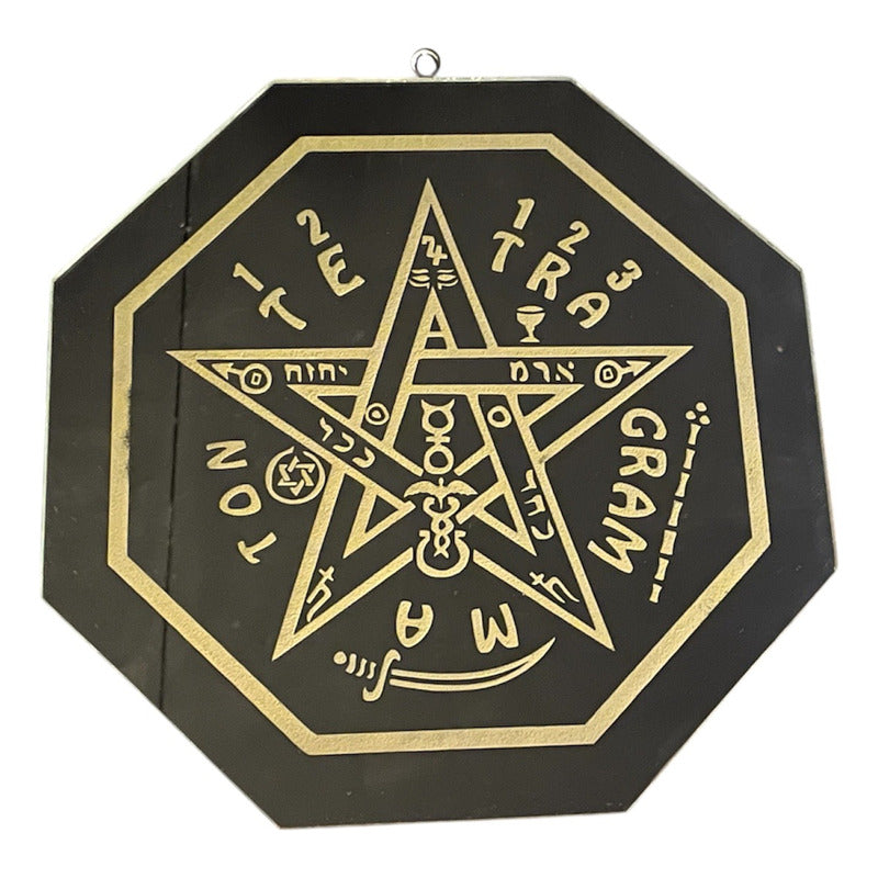 Tetragramaton 30cm Espejo Grabado