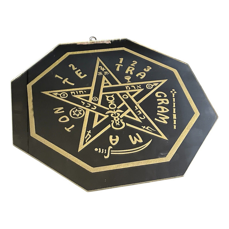 Tetragramaton 30cm Espejo Grabado