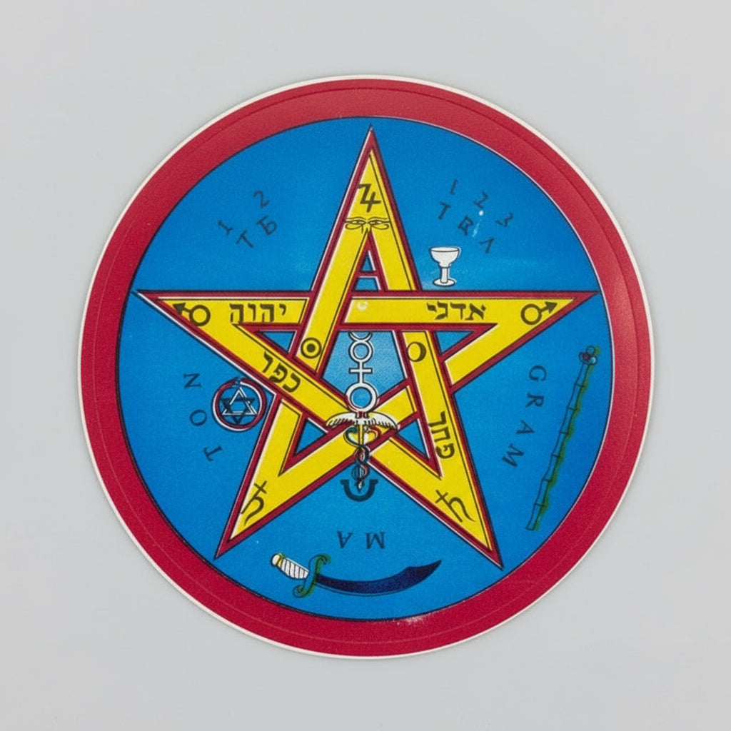Tetragramaton Calcomanía Estampa Stickers 9cm