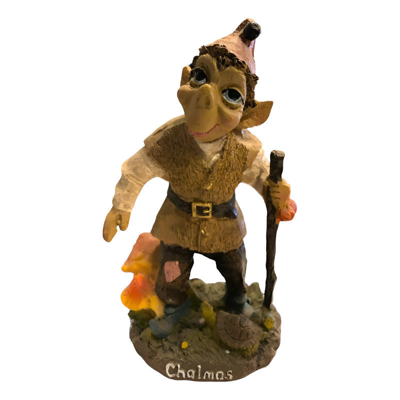 Elfo Chalmas Figura De Resina Variado