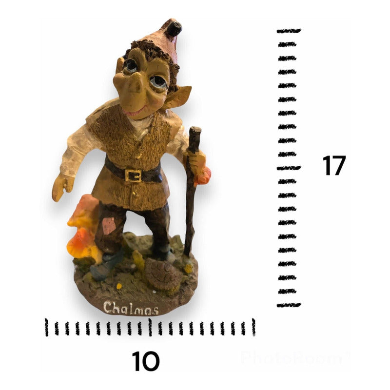 Elfo Chalmas Figura De Resina Variado