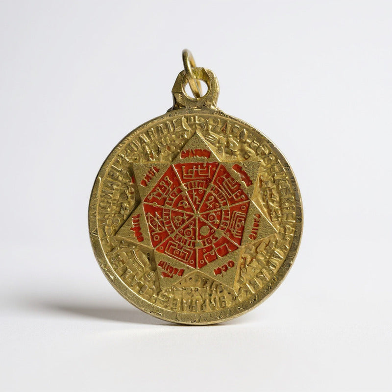 Sello Seite Arcangeles  Metatron Dije Metal Encapsulado 30mm