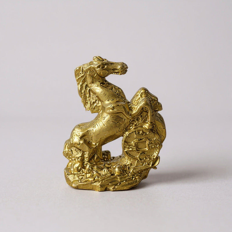 Caballo Año Chino Mini Figura De 3 Cm En Resina