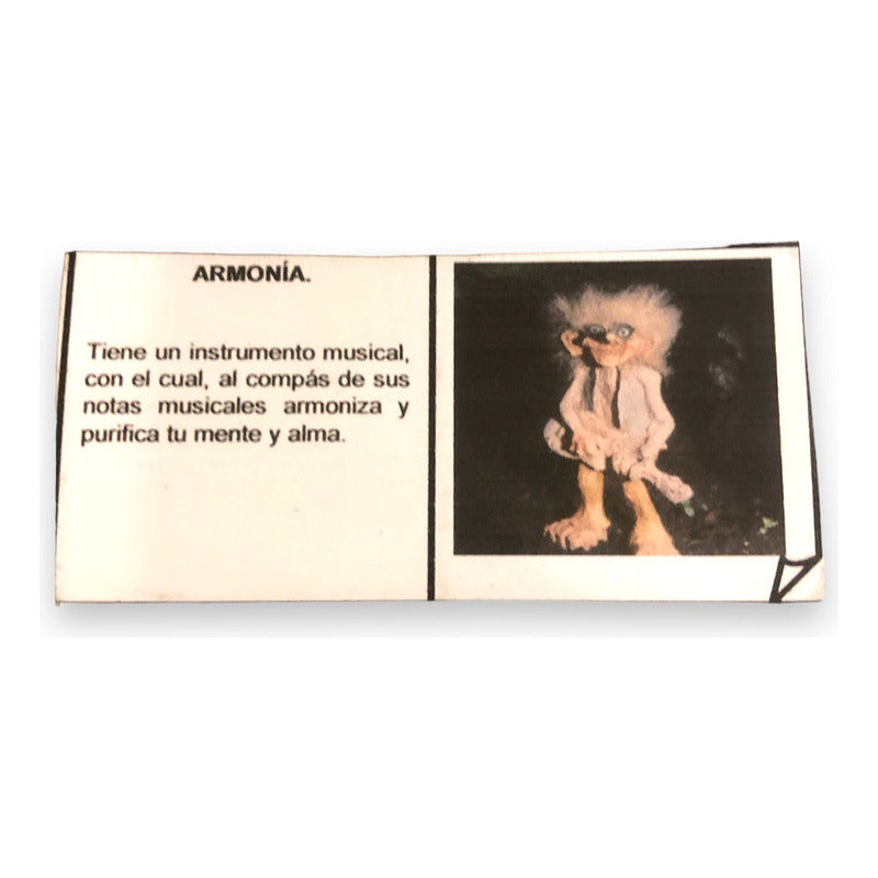 Troll Armonia + Comederos 12 Cm Figura En Resina Nacional. Variado