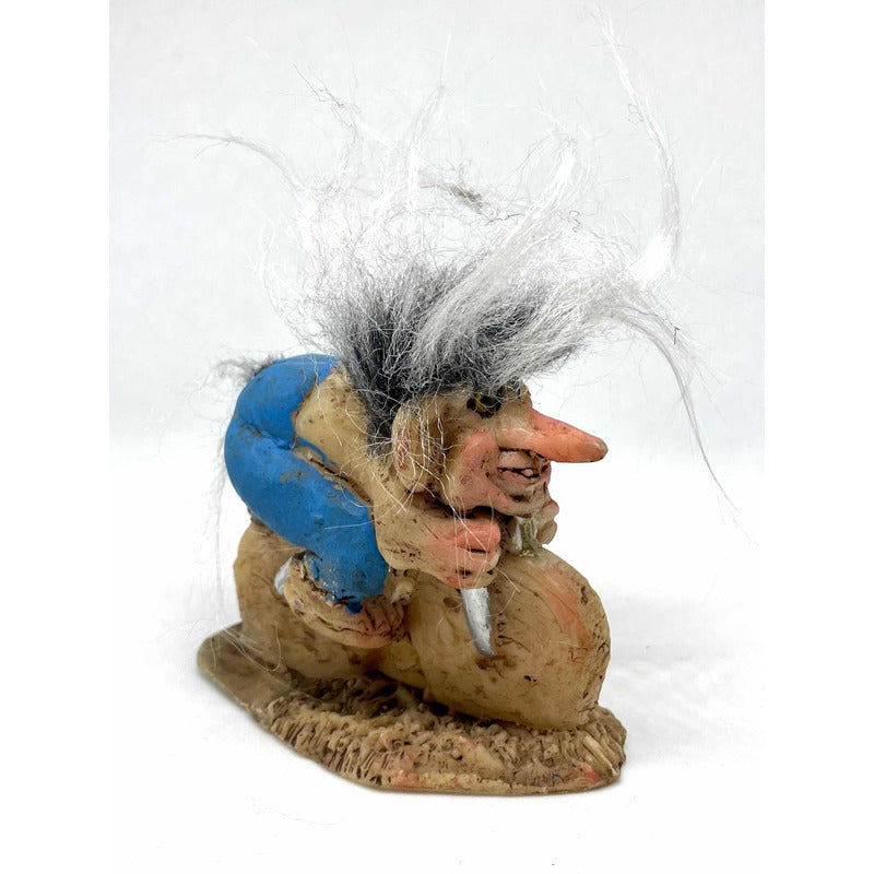 Troll Perseverancia + Instructivo + Semillas 6 Cm Multicolor (principalmente Azul Y Tonos Piel)