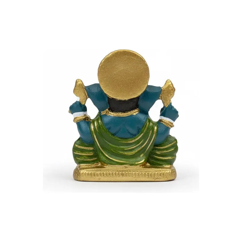 Ganesh Figura De Resina De 8 Cm De Atura Azul