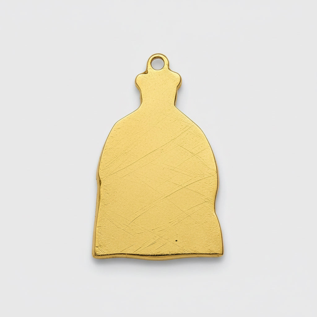 Gran Duque General Yan Xin Feng Shui Amuleto Baño Oro 3.5cm Oro