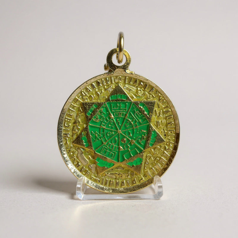Sello Seite Arcangeles  Metatron Dije Metal Encapsulado 25mm