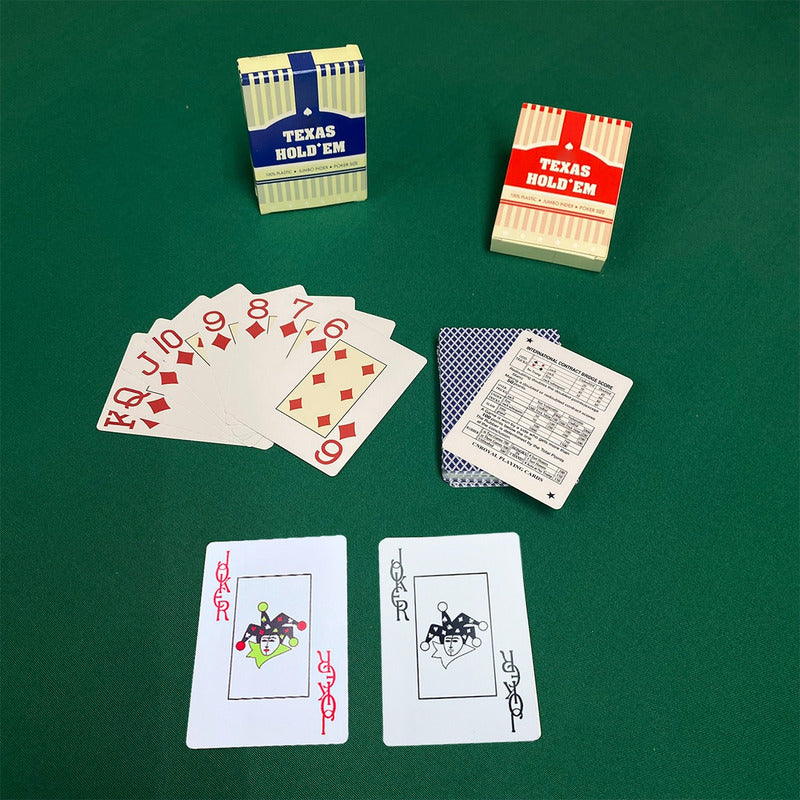 Set de 6 Barajas de Poker
