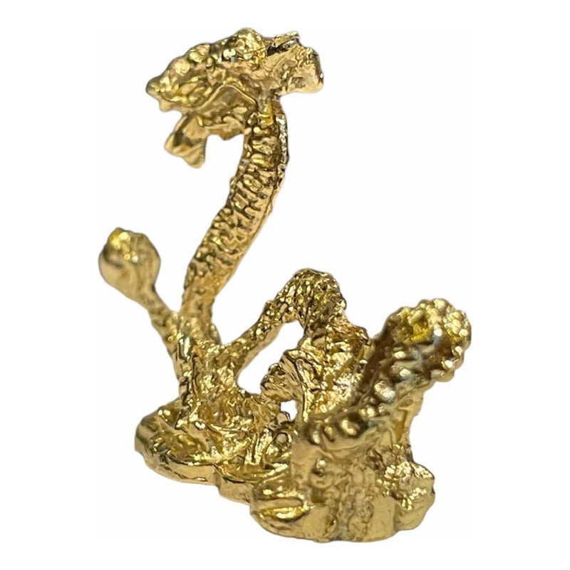 Dragón Amuleto De Protección Dorado