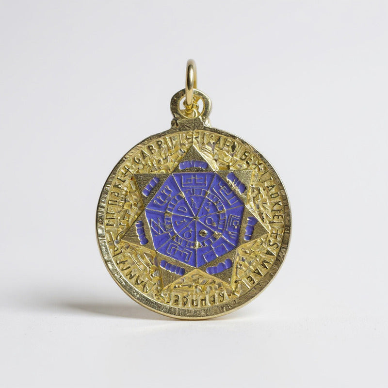 Sello Seite Arcangeles  Metatron Dije Metal Encapsulado 25mm