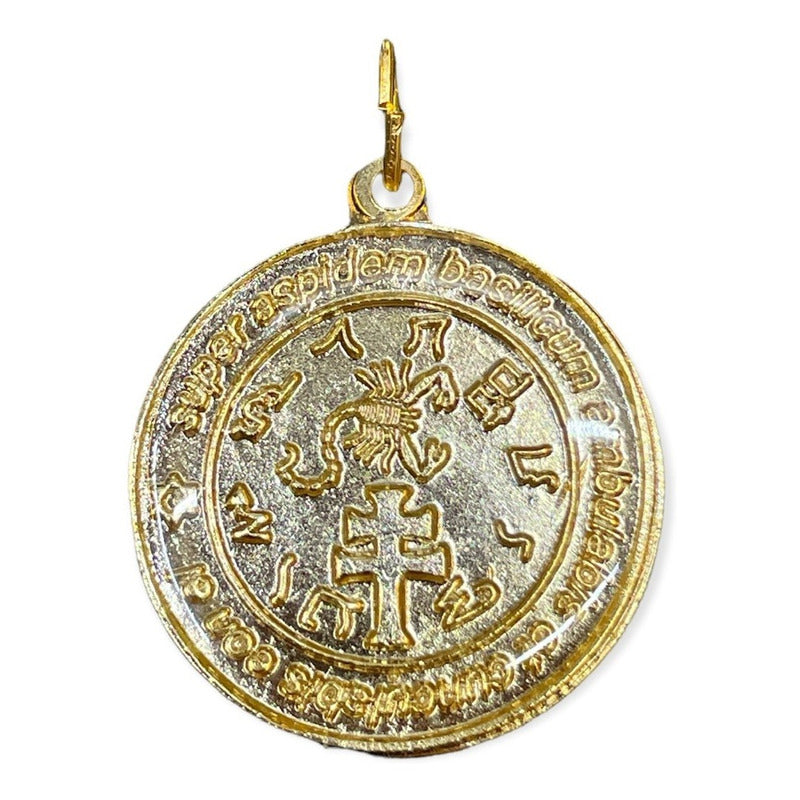 Exterminador Talisman Amulento Encapsulado Y Baño De Oro 3cm