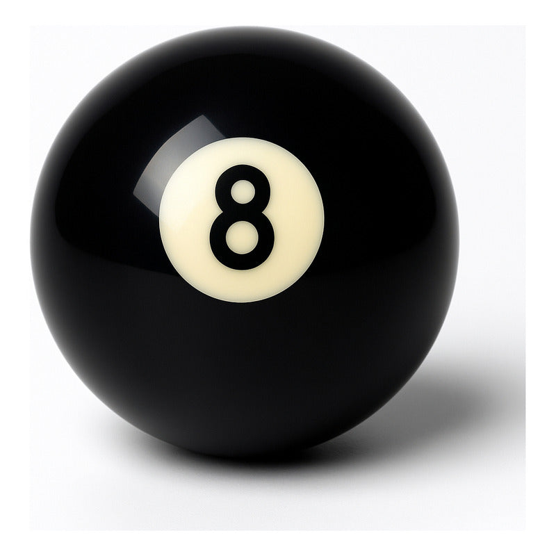 Bola 8 de Billar Negra