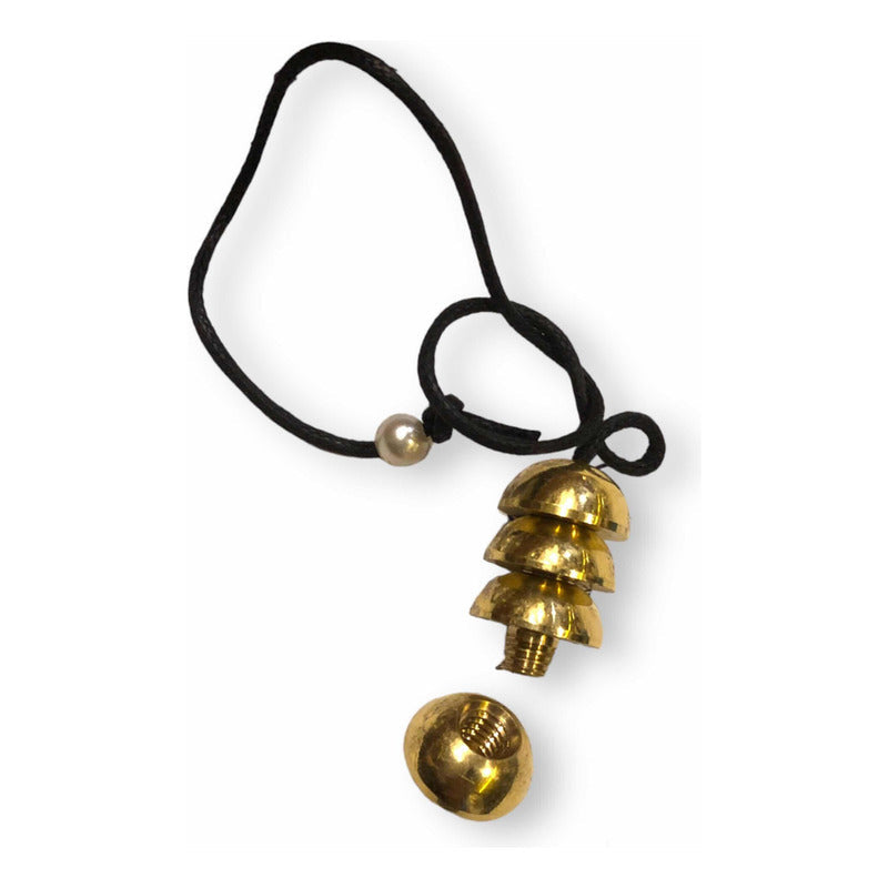 Pendulo Con Testigo 3cm Dorado