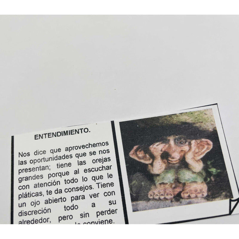 Troll Entendimiento 8 Cm Figura De Resina Nacional. Variado