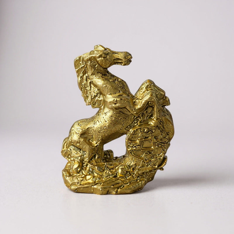 Caballo Año Chino Mini Figura De 3 Cm En Resina