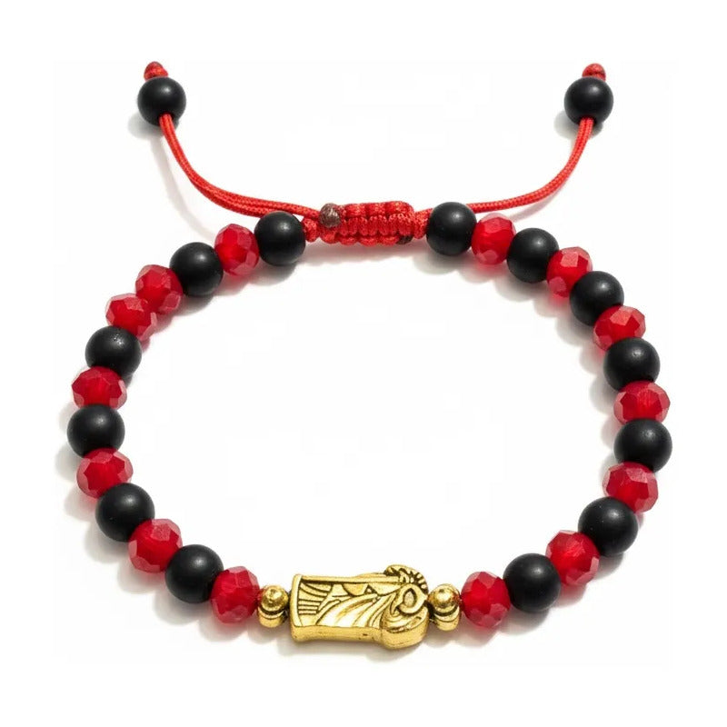 Pulsera San Judas Hilo Rojo Ajustable 7 Cm