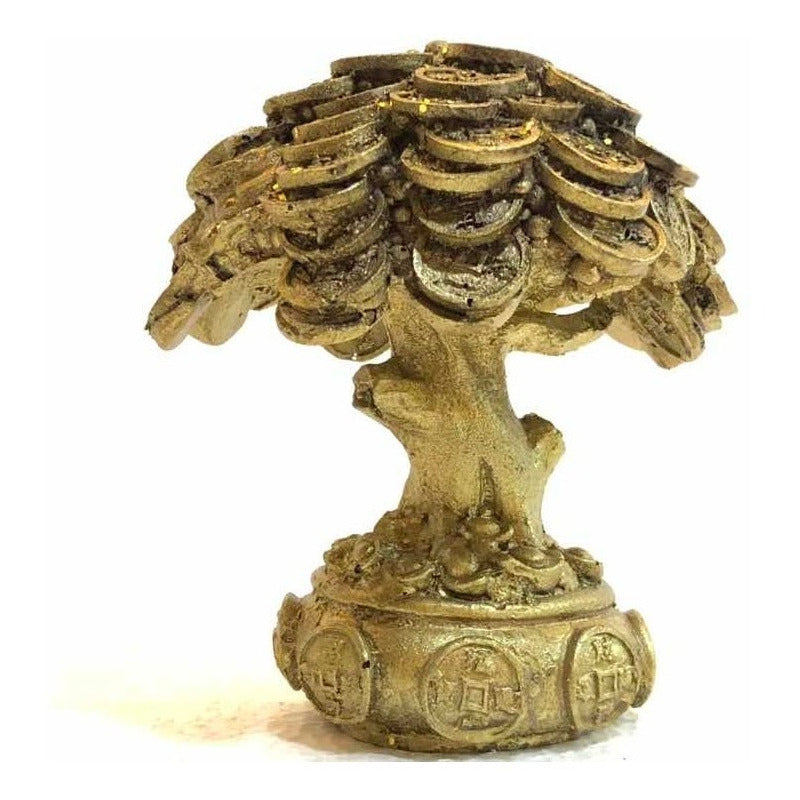 Arbol De La Vida Y La Abundancia Dorado