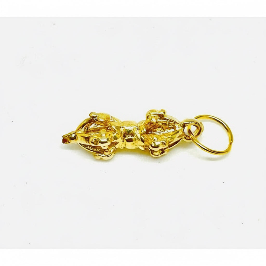 Dorje Dorge Feng Shui Baño De Oro 2 Cm