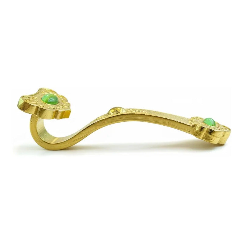 Ru Yi Feng Shui Dorado de Metal de 7.5 cm | Amuleto de Prosperidad