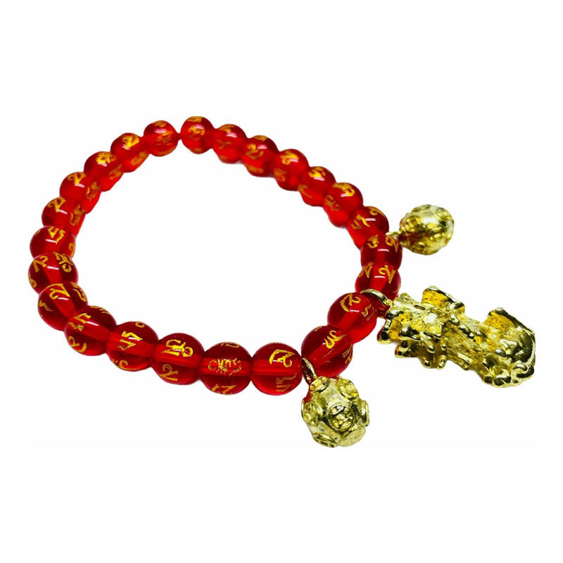 Pulcera Piyao Protección Feng Shui Pixiu Elástica 8-10cm