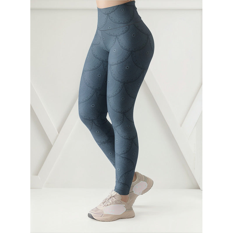 Legging Deportivo Lycra Colombiana Gala Sport Elite Lazurd