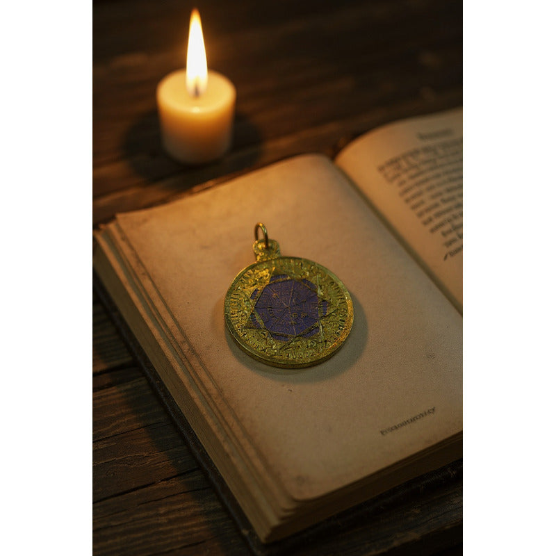 Sello Seite Arcangeles  Metatron Dije Metal Encapsulado 25mm