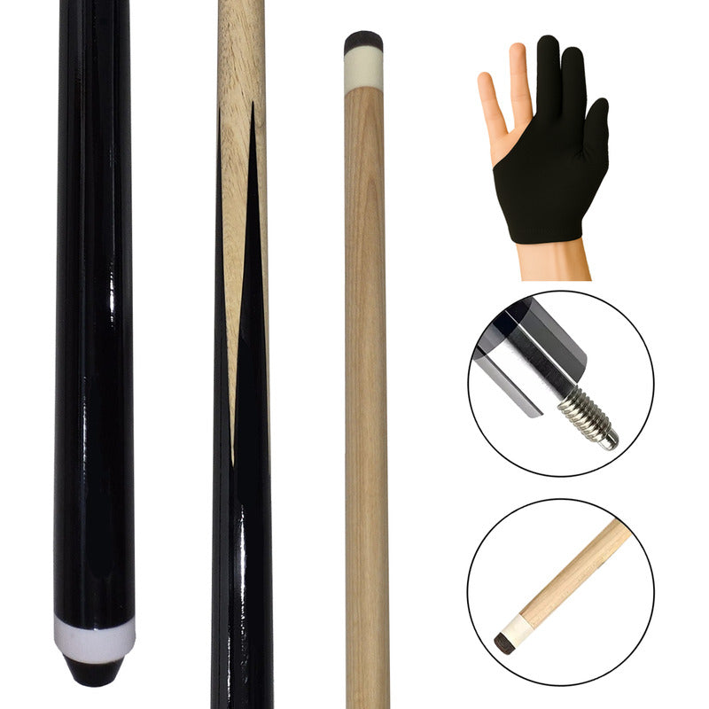 Taco de Billar Desarmable de Maple + Guante de Regalo