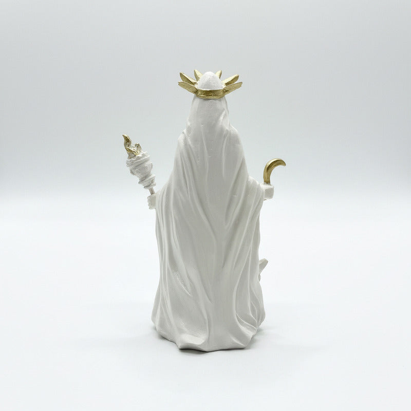 Hecate Estatua De Resina De 16cm De Altura Con Lobos