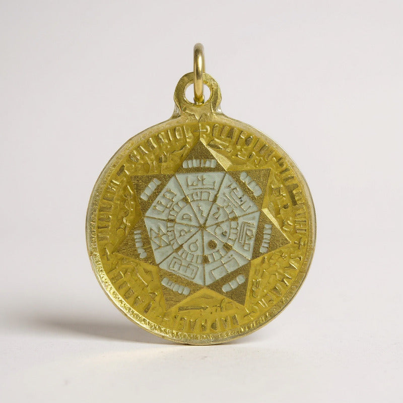 Sello Seite Arcangeles  Metatron Dije Metal Encapsulado 30mm