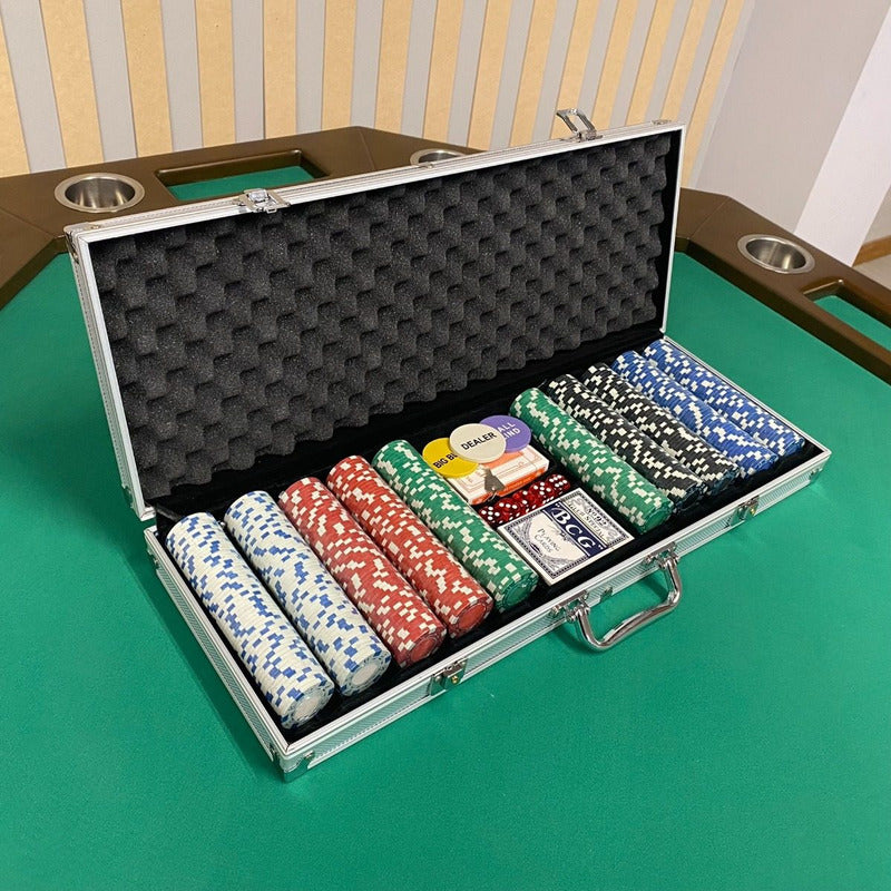Maletin de 500 Fichas de Poker