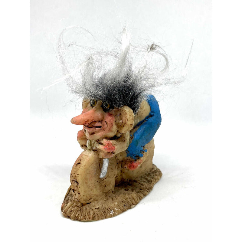 Troll Perseverancia + Instructivo + Semillas 6 Cm Multicolor (principalmente Azul Y Tonos Piel)