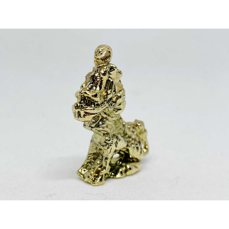 Chilin Feng Shui Dorado de Metal | Amuleto de Protección