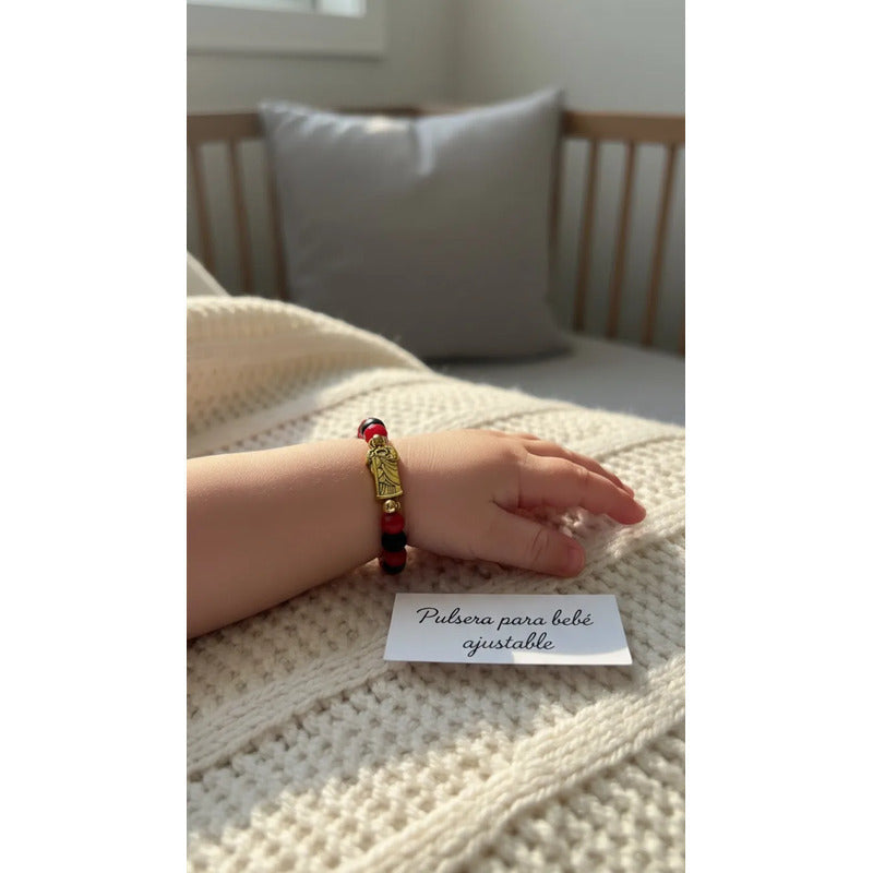 Pulsera San Judas Hilo Rojo Ajustable 7 Cm