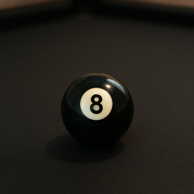 Bola 8 de Billar Negra