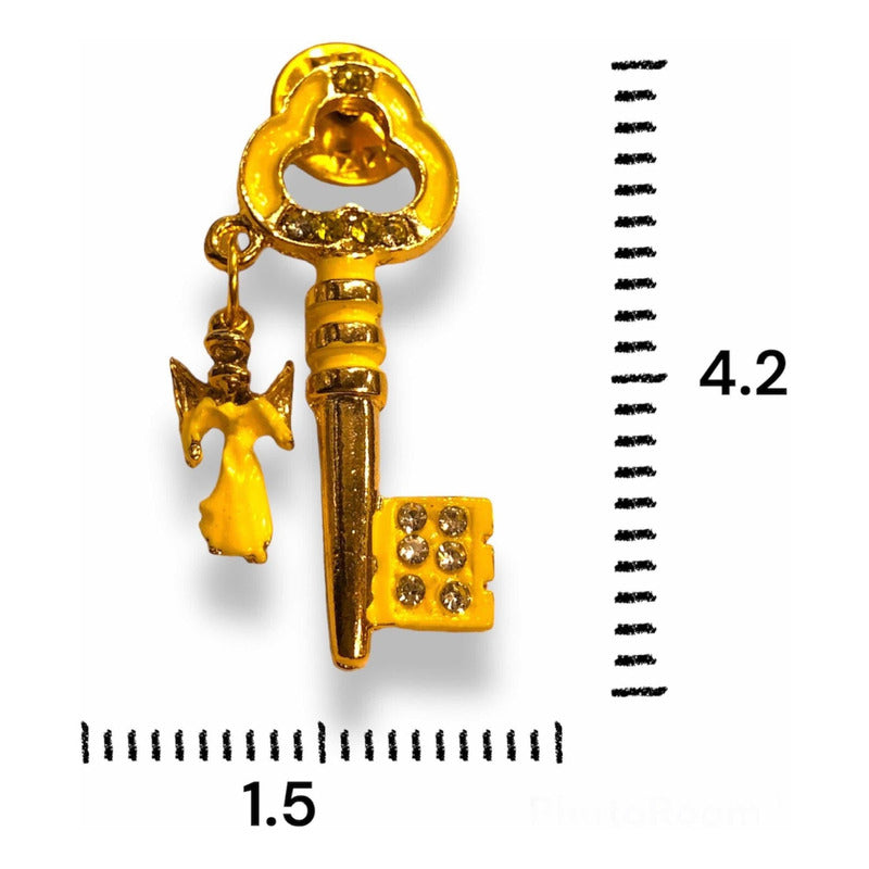 Arcangel Jofiel Prendedor 1.5x1.5x4.2 Amarillo