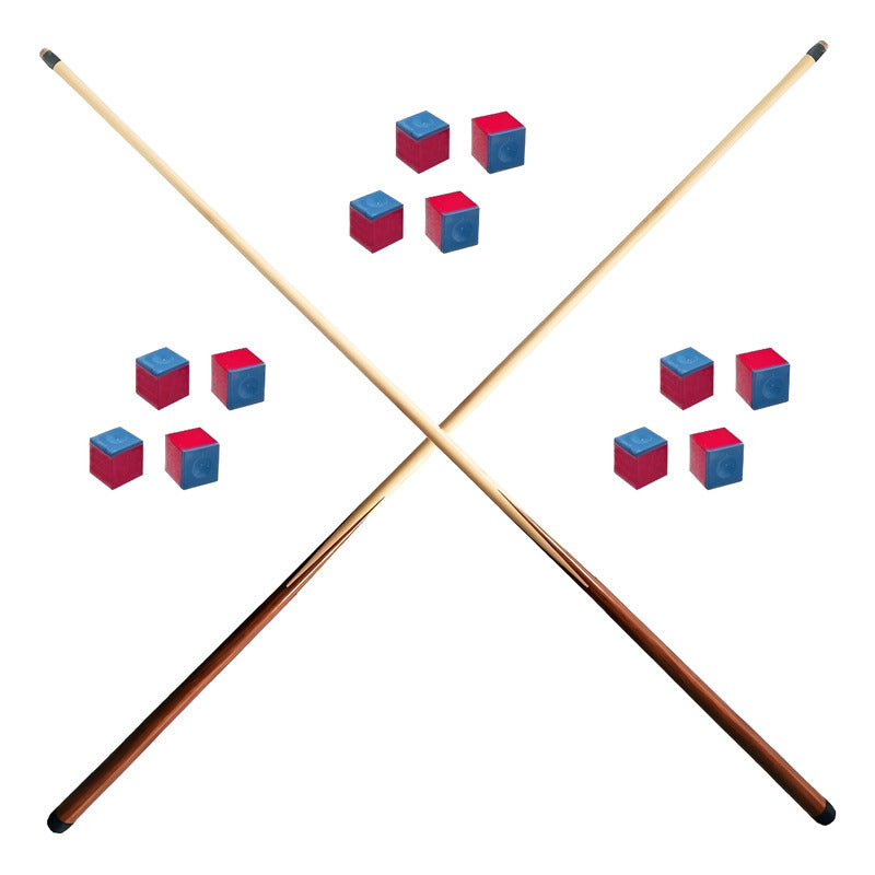 2 Tacos de Billar + 12 Tizas