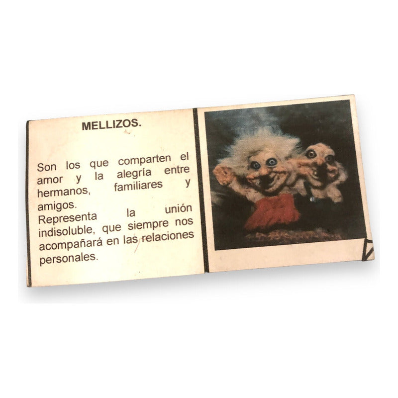 Troll Mellizos + Comedero 9 Cm Figura De Resina Nacional Variado