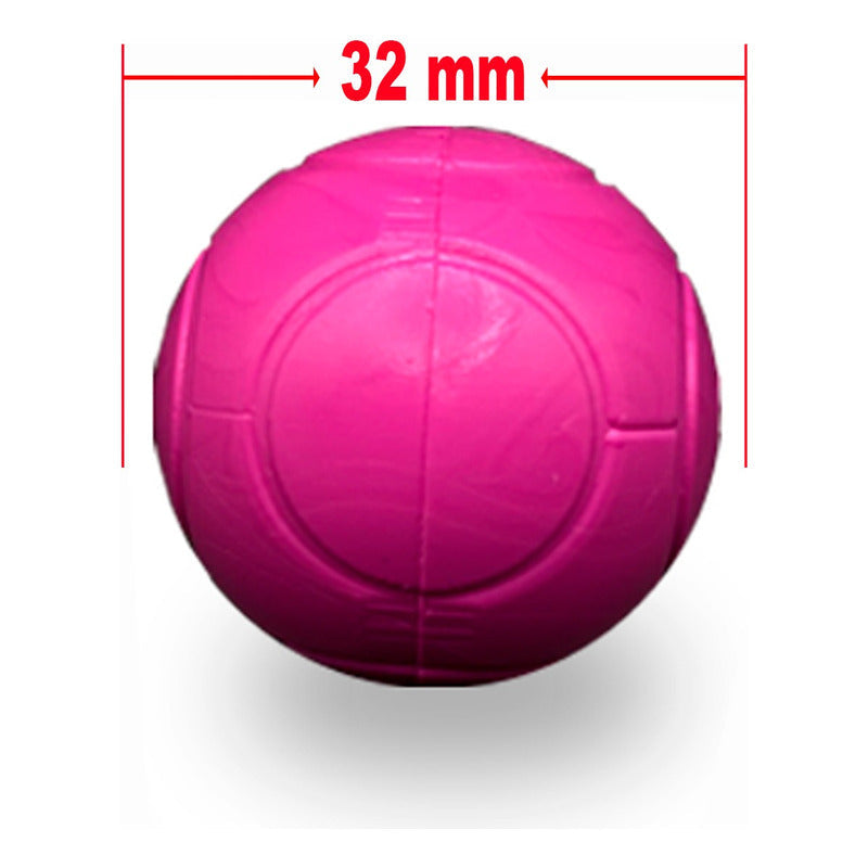 10 Pelotas de Futbolito Balón Rosa