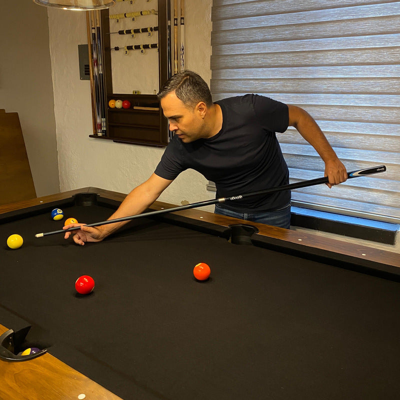 Taco de Billar Desarmable de Grafito Azul Estela + Guante De Regalo