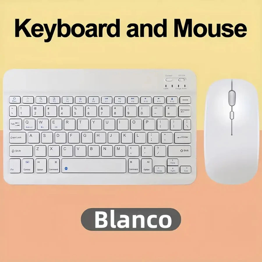 teclado y ratón inalámbrico portátil,