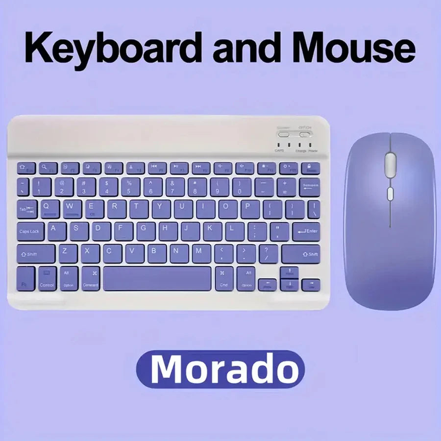 teclado y ratón inalámbrico portátil,