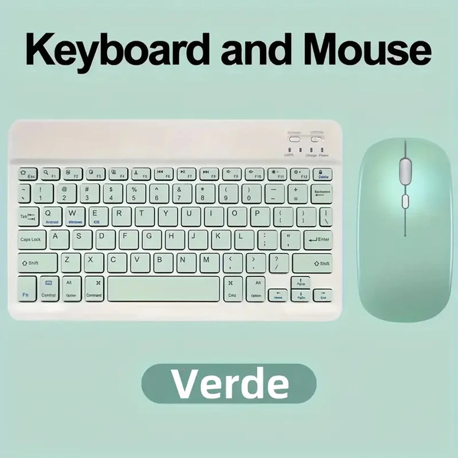 teclado y ratón inalámbrico portátil,