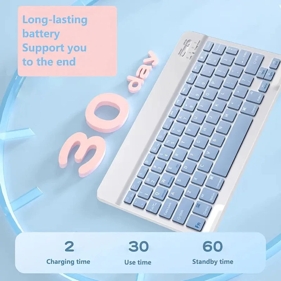 teclado y ratón inalámbrico portátil,